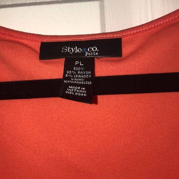 Orange bling top - Picture 3 of 5